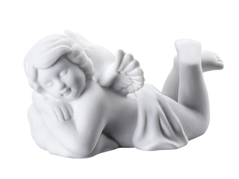 Rosenthal Engel träumend klein weiss matt 6,5 cm
