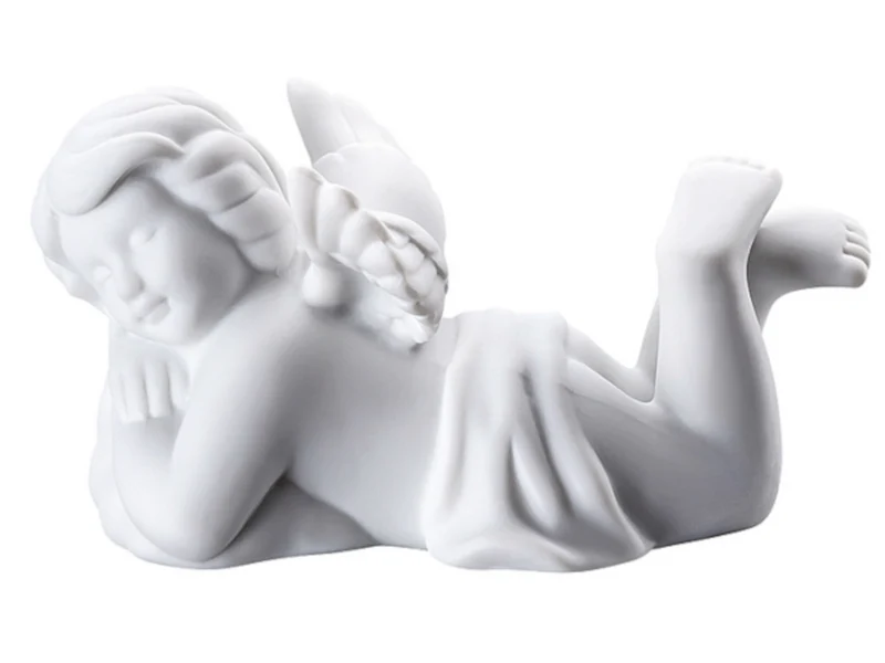 Rosenthal Engel träumend klein weiss matt 6,5 cm
