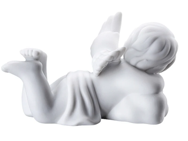 Rosenthal Engel träumend klein weiss matt 6,5 cm