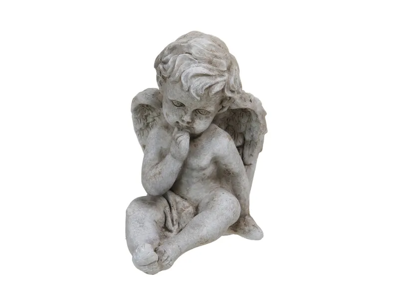 pc. 1 Zementengel antik 7x10x11 cm