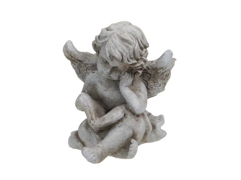 pc. 1 Zementengel antik 8x7,5x10 cm