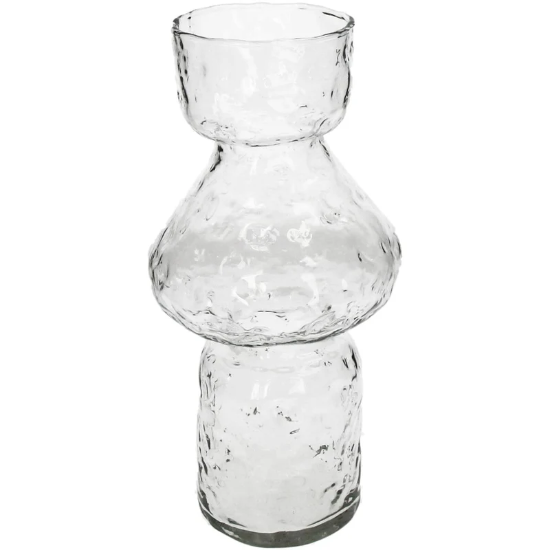 Vase Glas Klar 15x15x31cm