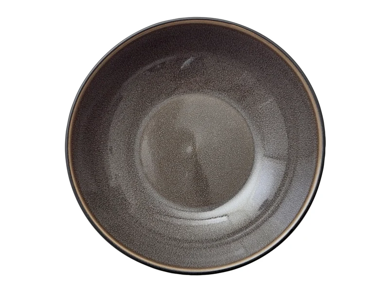 Bitz Pastateller matt black / shiny grey 20 cm