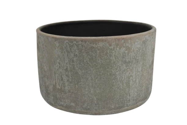Schale Lousada D24 H13cm Vintage-Grau