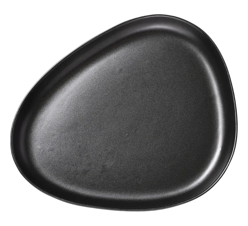 LIND DNA Curve Stoneware Platzteller black