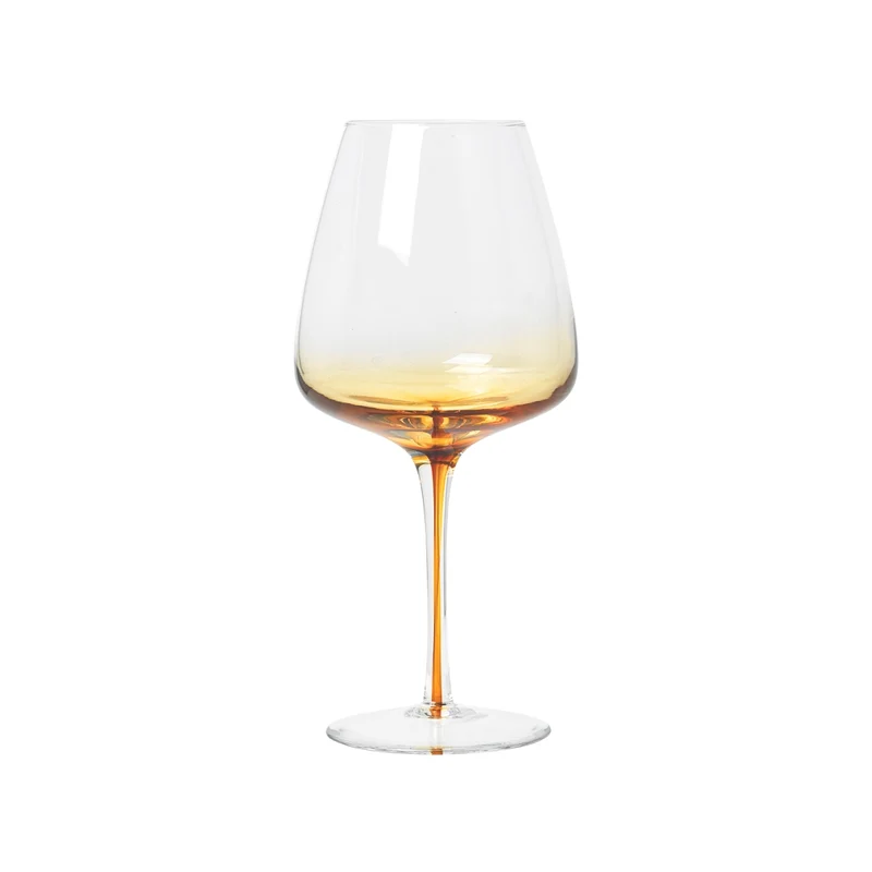Broste Copenhagen AMBER Rotweinglas caramel 0,65 l