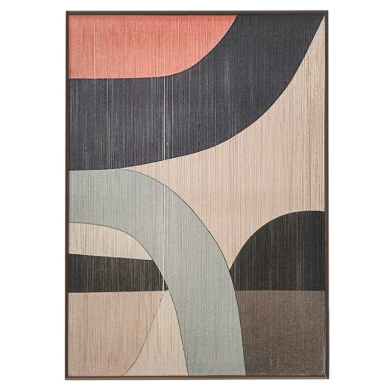 Malerei Draht modern 60x84x2,5cm B
