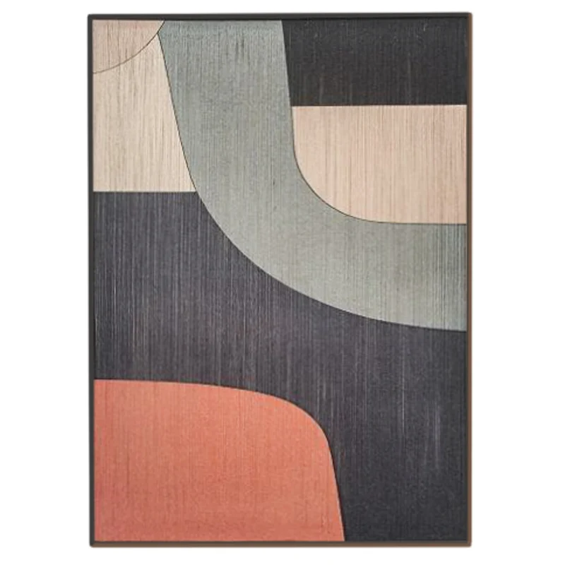 Malerei Draht modern 60x84x2,5cm A