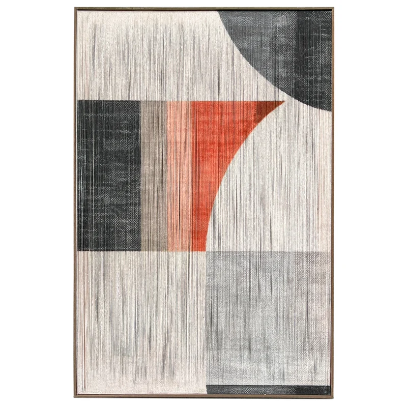 Malerei Draht modern 56x84x2,5cm B