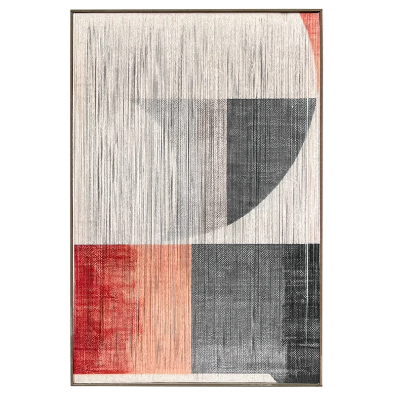 Malerei Draht modern 56x84x2,5cm A