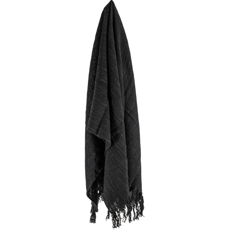 Plaid Cosy 130x160cm schwarz