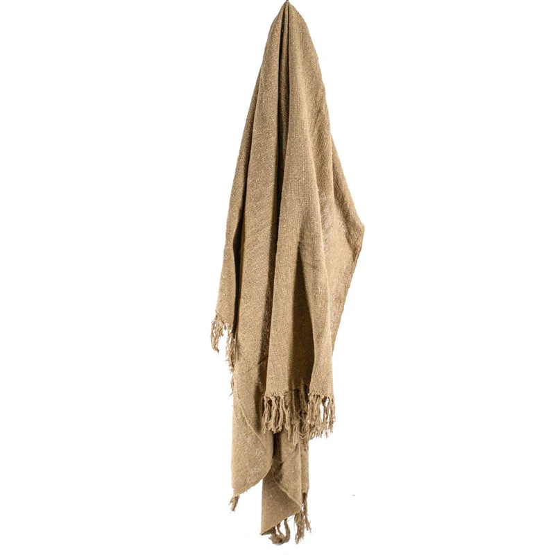 Plaid Cosy 130x160cm ocker