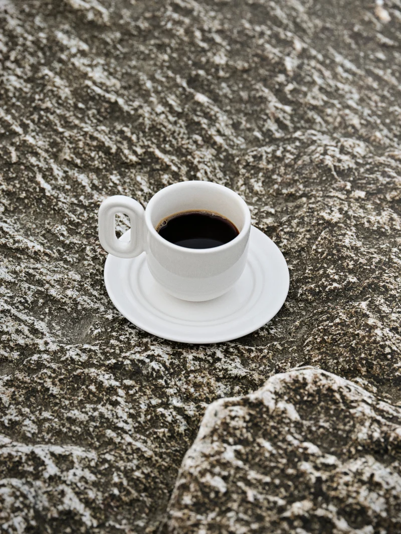 Broste Copenhagen Stevns Espressotasse chalk white 125ml