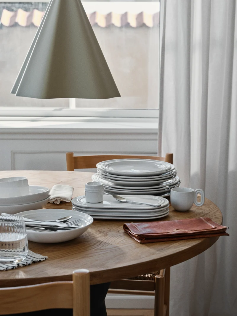 Broste Copenhagen Stevns Platte chalk white 27,5 x 14,5cm