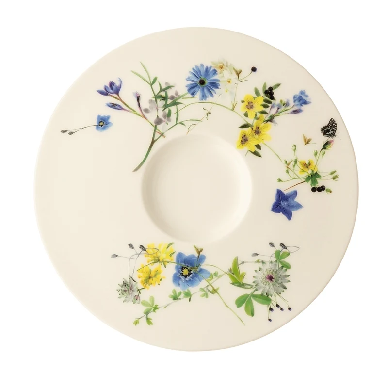 Rosenthal Brillance Fleurs des Alpes Tee-/Cappuccino Untere
