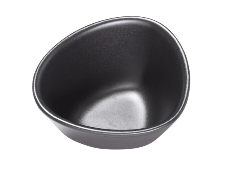 LIND DNA Curve Stoneware Bowl S black