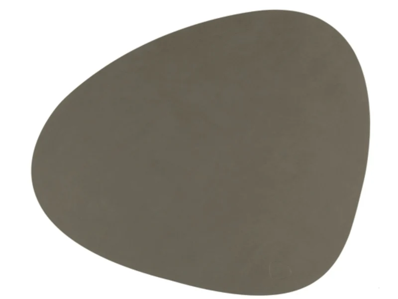 LIND DNA NUPO Tischset Curve L army green 37 x 44 cm