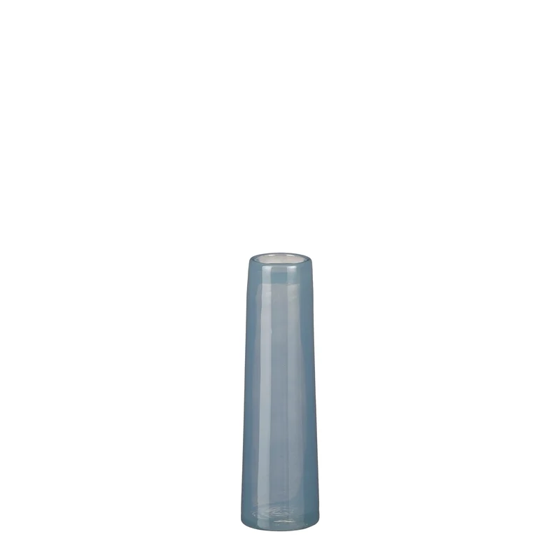 Xandra Einzelblumen-Vase hellblau - H23,5 x D7 cm