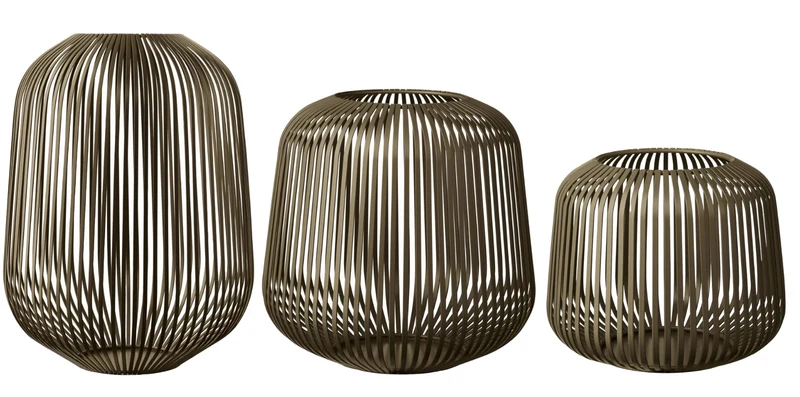 Blomus LITO Laterne burned metal Set 3tlg.
