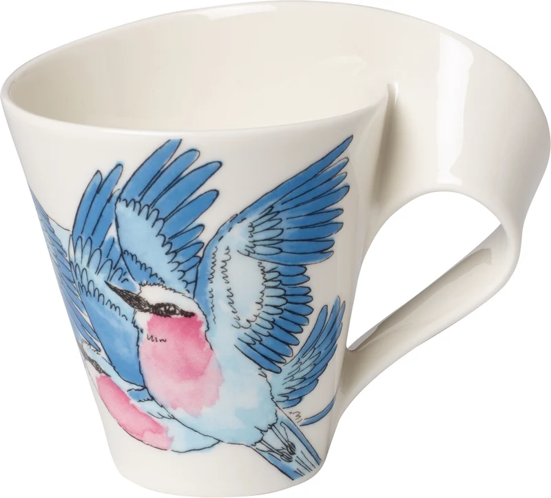 Villeroy & Boch New Wave Caffe Becher mit Henkel Gabelracke