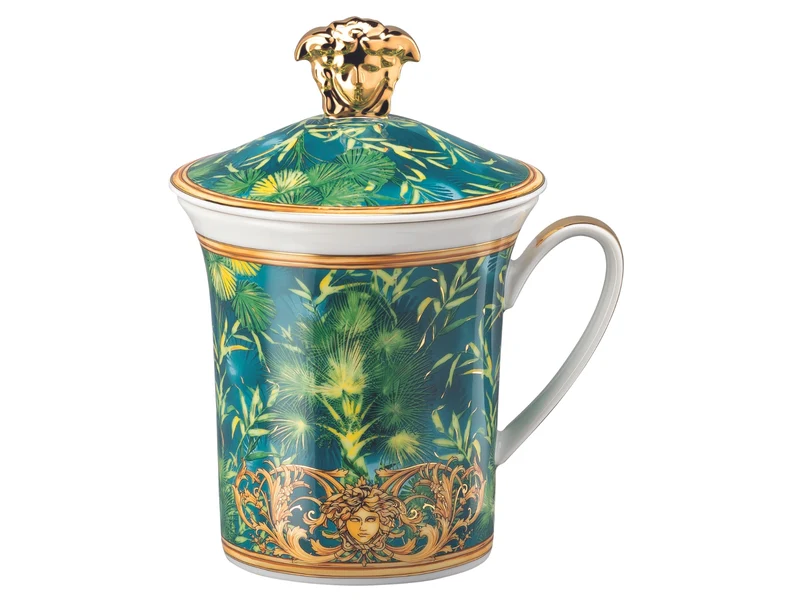 Versace Becher m.Dkl./30Y. Jungle