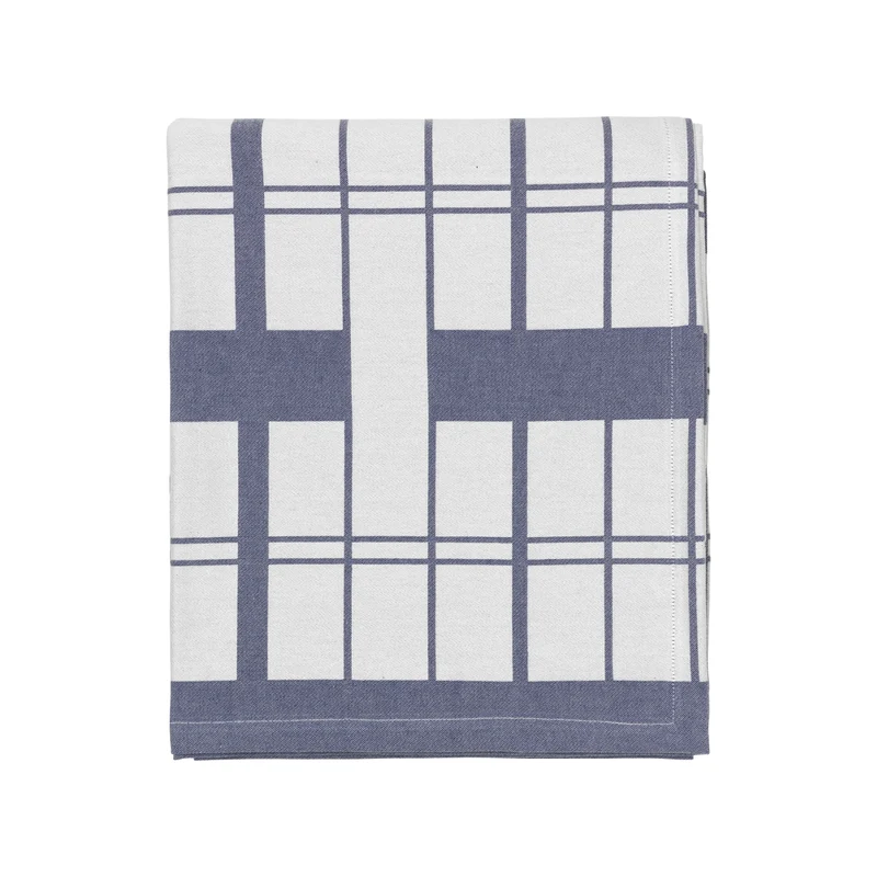 Broste Copenhagen Earl Tischdecke Rainy Day / Flint Stone 200x160cm