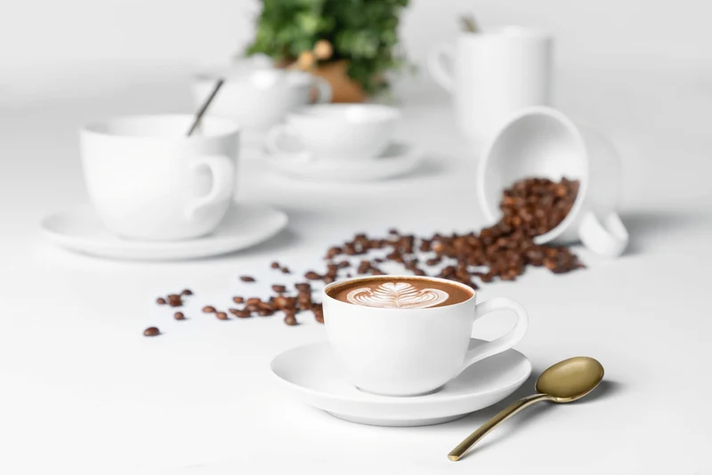 Seltmann Weiden Liberty weiss uni Espressountertasse 12 cm