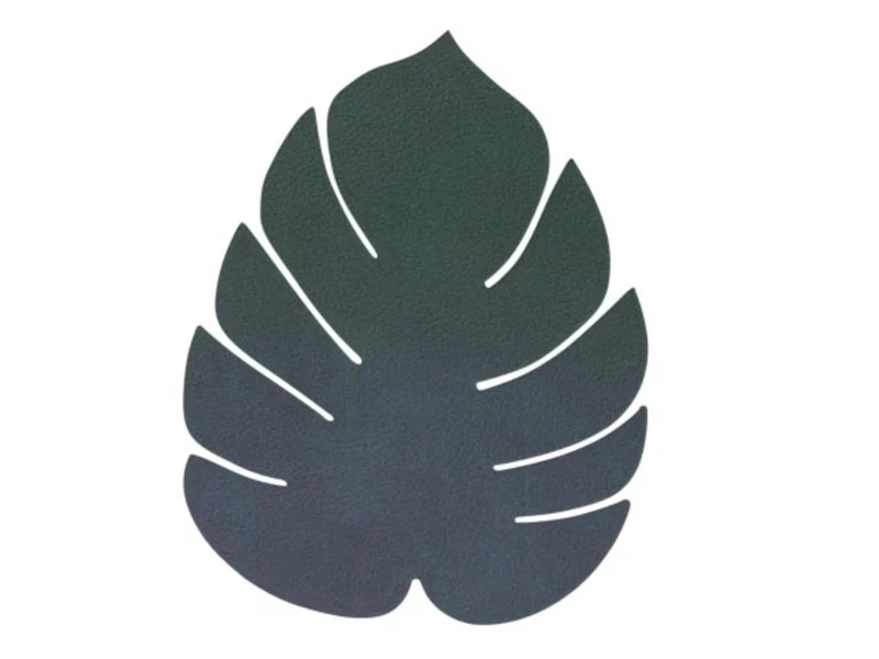 LIND DNA NUPO Untersetzer Monstera Leaf dark green 14x12