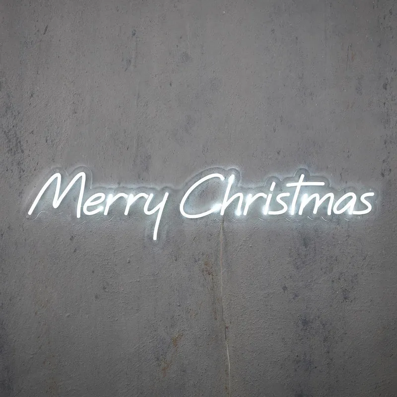 Neon-Weihnachtsbeleuchtung weiß mit 300 LEDs IP20 - L20 x B94 cm
