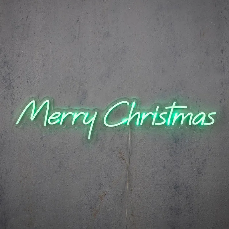 Neon-Weihnachtsbeleuchtung grün, 300 LEDs, IP20 - L20 x B94 cm