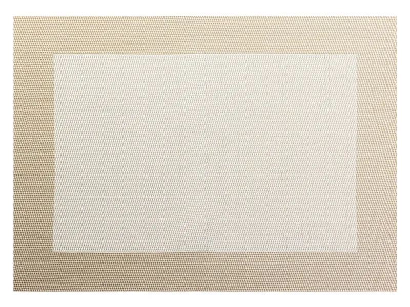ASA Tischset gewebter Rand off white 46 x 33 cm