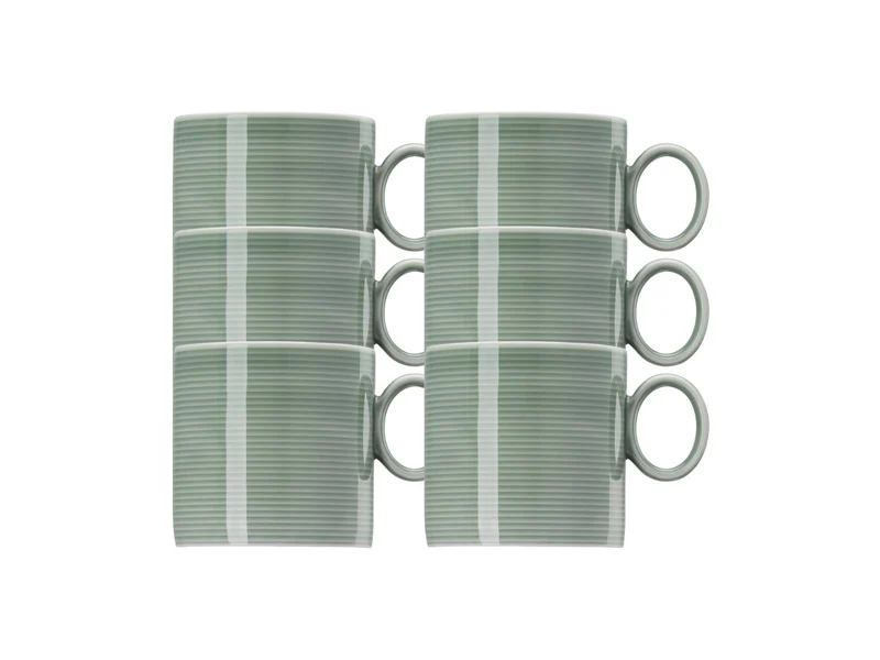 Thomas Loft Colour Moss Green Becher m. Henkel 0,33l Set6