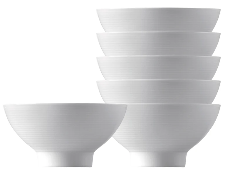 Thomas Trend Weiss Schale 11 cm Set6