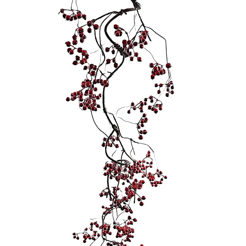 Beerengirlande Rot 152 cm