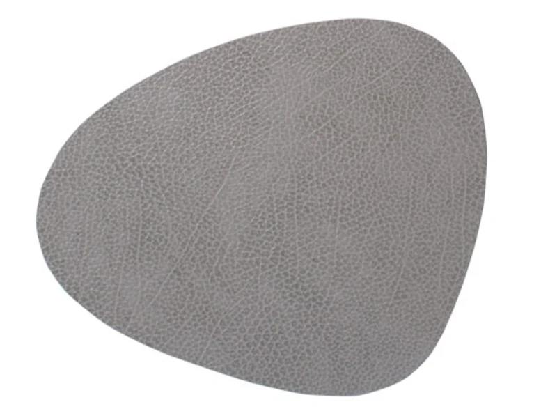 LIND DNA HIPPO Tischset Curve L anthracite-grey 37 x 44 cm