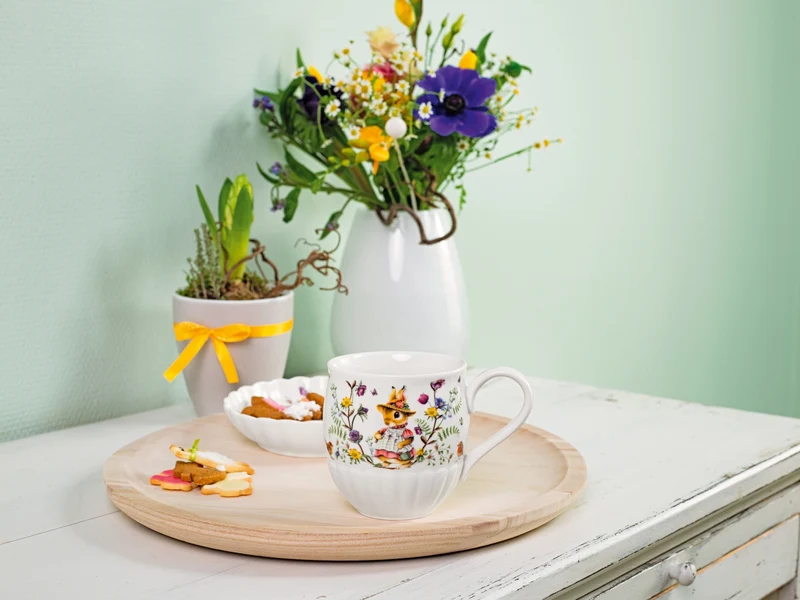Villeroy & Boch Spring Fantasy Becher mit Henkel Familie 0,44 l