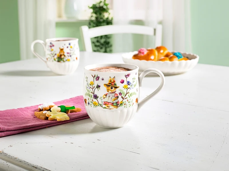Villeroy & Boch Spring Fantasy Becher mit Henkel Familie 0,44 l