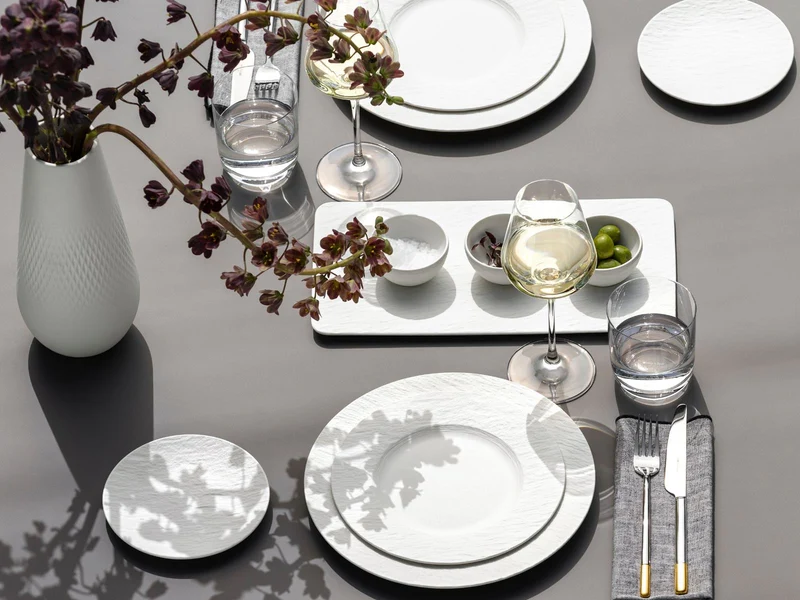 Villeroy & Boch Manufacture Rock blanc Starterset 36tlg
