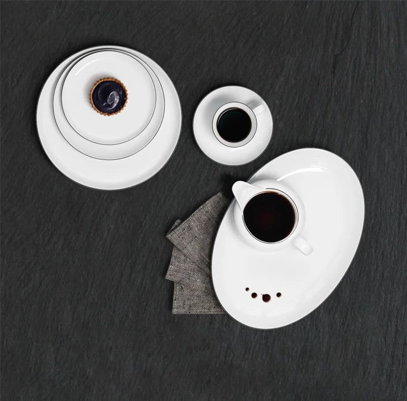 Seltmann Weiden Lido Black Line Kombi-Untertasse 14,5 cm