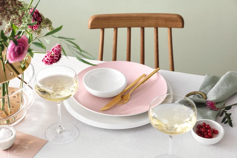 Villeroy & Boch Rose Garden Speiseteller Coupe rosa 28,5 cm