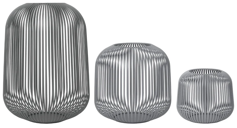 Blomus LITO Laterne steel gray Set 3tlg.