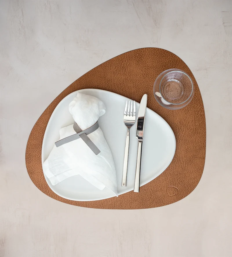 LIND DNA BULL Tischset Curve L nature 37 x 44 cm