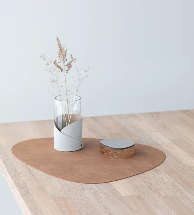 LIND DNA NUPO Tischset Curve L nature 37x44 cm