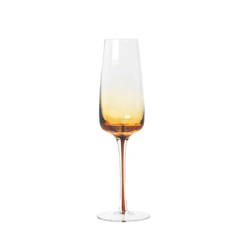 Broste Copenhagen AMBER Champagnerglas caramel 0,2 l