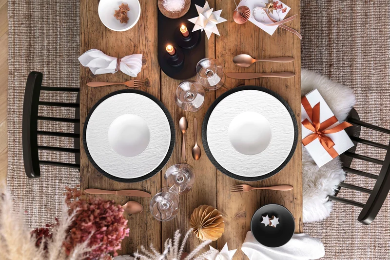 Villeroy & Boch Manufacture Rock blanc Schale tief 29 cm Set6