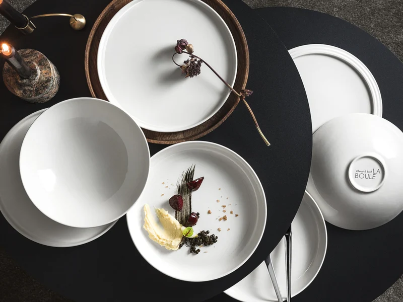 Villeroy & Boch Iconic La Boule schwarz & weiss Ø 24 cm