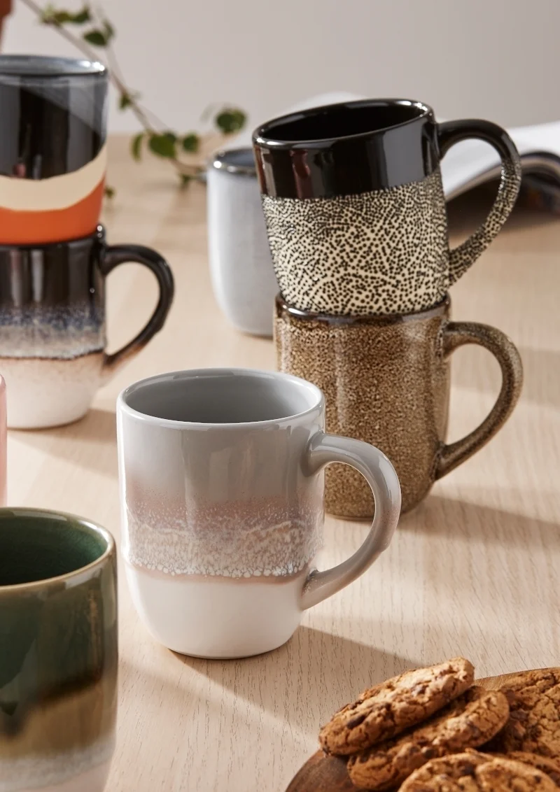 ladelle CAFE Becher mit Henkel weißer Sand 0,3 l