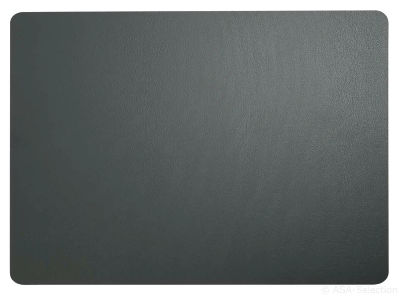 ASA Tischset Lederoptik basalt 46 x 33 cm