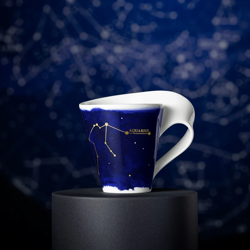 Villeroy & Boch New Wave Stars Becher mit Henkel Wassermann 0,3 l