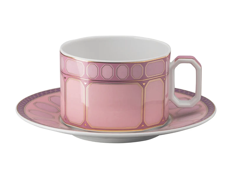 SwarosvkiXRosenthal Signum Rose Teetasse 2tlg
